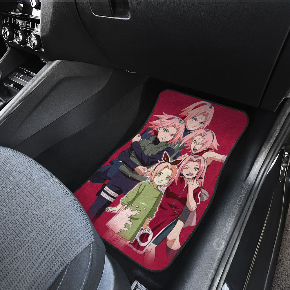 Sasuke And Sakura Car Floor Mats Custom Anime Car Accessories - Gearcarcover - 4