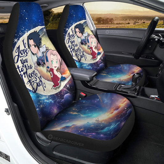 Sasuke And Sakura Car Seat Covers Custom Car Accessories - Gearcarcover - 2