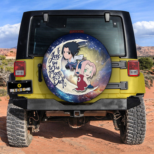 Sasuke And Sakura Spare Tire Covers Custom Car Accessories - Gearcarcover - 2