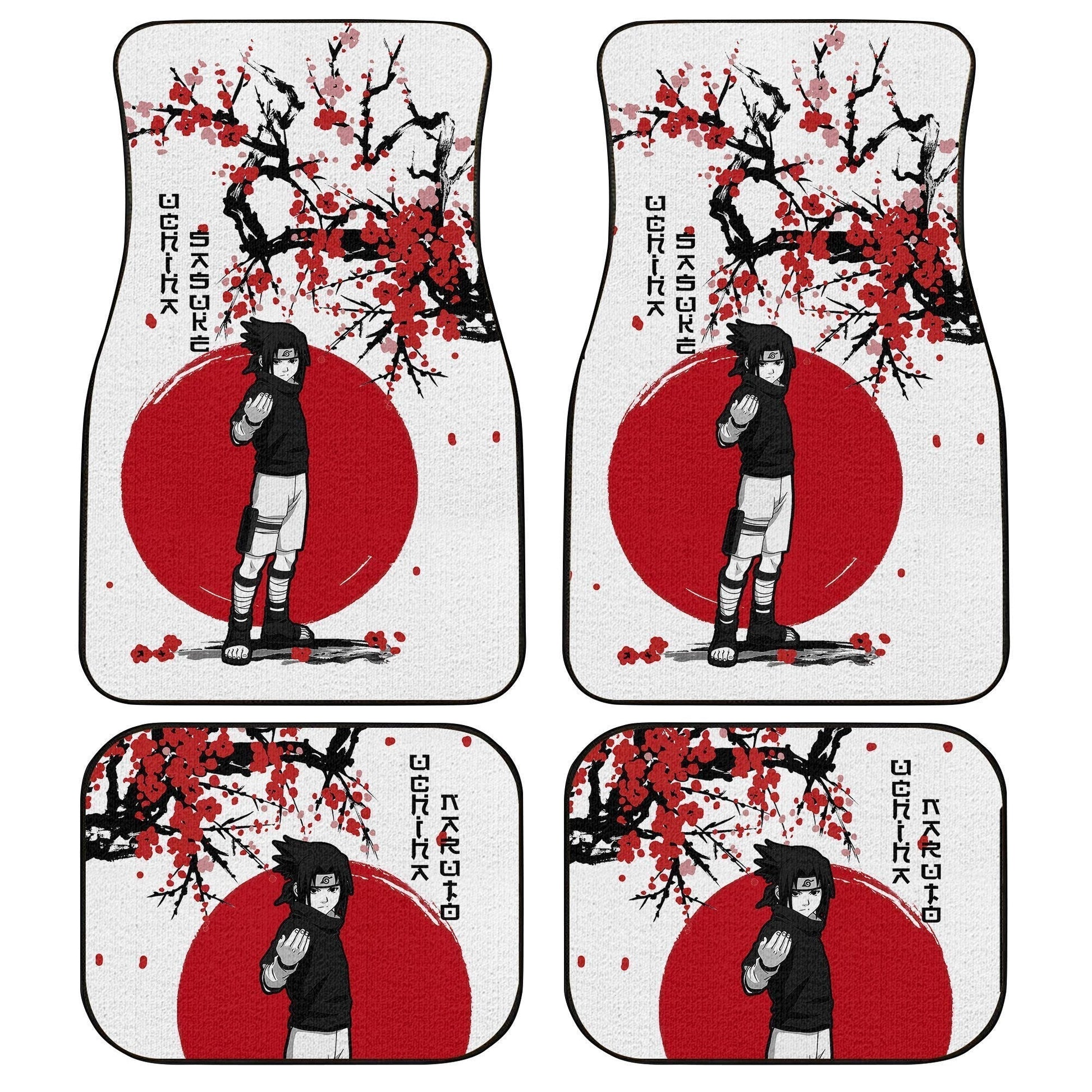 Sasuke Car Floor Mats Custom Japan Style Anime Car Interior Accessories - Gearcarcover - 1