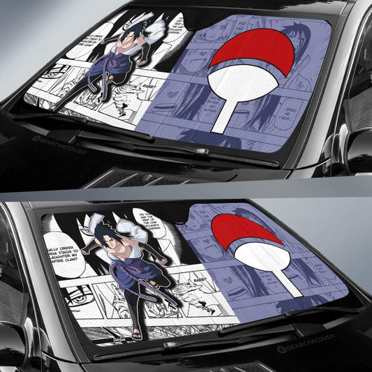 Sasuke Car Sunshade Custom Mix Manga Car Accessories - Gearcarcover - 2