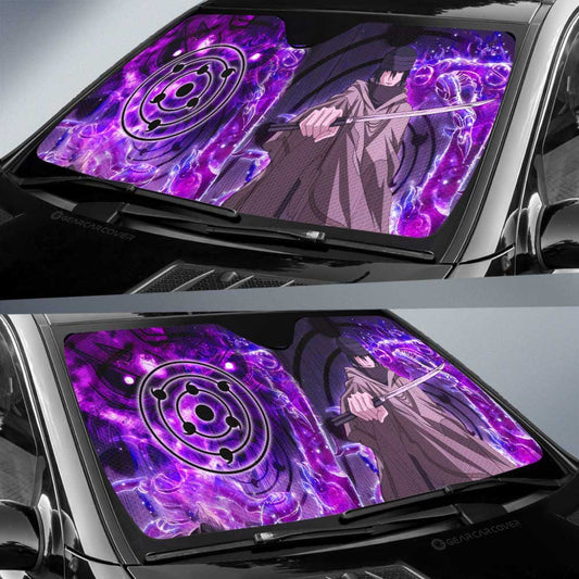 Sasuke Car Sunshade Custom Sharingan Eye Car Accessories - Gearcarcover - 2