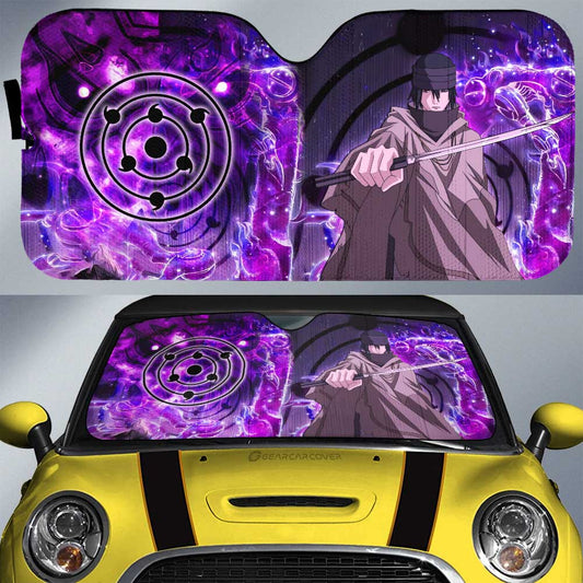 Sasuke Car Sunshade Custom Sharingan Eye Car Accessories - Gearcarcover - 1