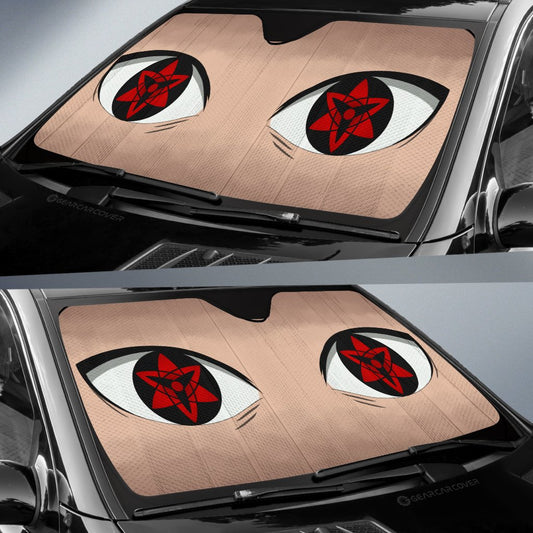 Sasuke Eternal Mangekyou Car Sunshade Custom Anime Car Accessories - Gearcarcover - 2