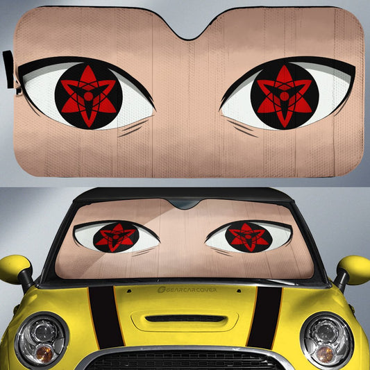 Sasuke Eternal Mangekyou Car Sunshade Custom Anime Car Accessories - Gearcarcover - 1