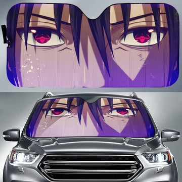 Sasuke Eyes Car Sun Shade Custom Anime Car Accessories - Gearcarcover - 1