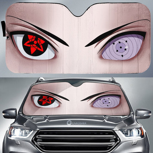 Sasuke Eyes Car Sunshade Mangekyou Rinnegan Custom Anime Eyes Car Accessories - Gearcarcover - 1