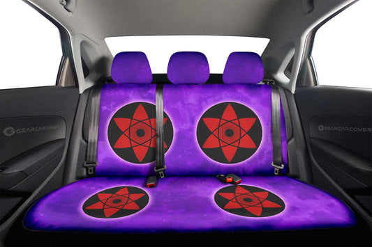 Sasuke Mangekyo Sharingan Car Back Seat Cover Custom Tie Dye Style - Gearcarcover - 2