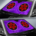 Sasuke Mangekyo Sharingan Car Sunshade Custom Anime Tie Dye Style - Gearcarcover - 2