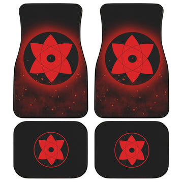 Sasuke Mangekyou Car Floor Mats Custom Sharingan Anime Car Accessories - Gearcarcover - 1