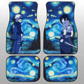 Sasuke Naruto Car Floor Mats Custom Starry Night Styles - Gearcarcover - 1