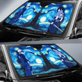 Sasuke Naruto Car Sunshade Custom Starry Night Styles - Gearcarcover - 2