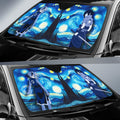 Sasuke Sakura Car Sunshade Custom Starry Night Styles - Gearcarcover - 2