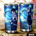 Sasuke Sakura Tumbler Cup Custom Starry Night Styles - Gearcarcover - 1