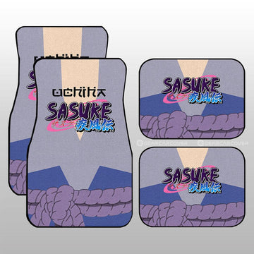 Sasuke Shippuden Uniform Car Floor Mats Custom Anime Car Interior Accessories - Gearcarcover - 1