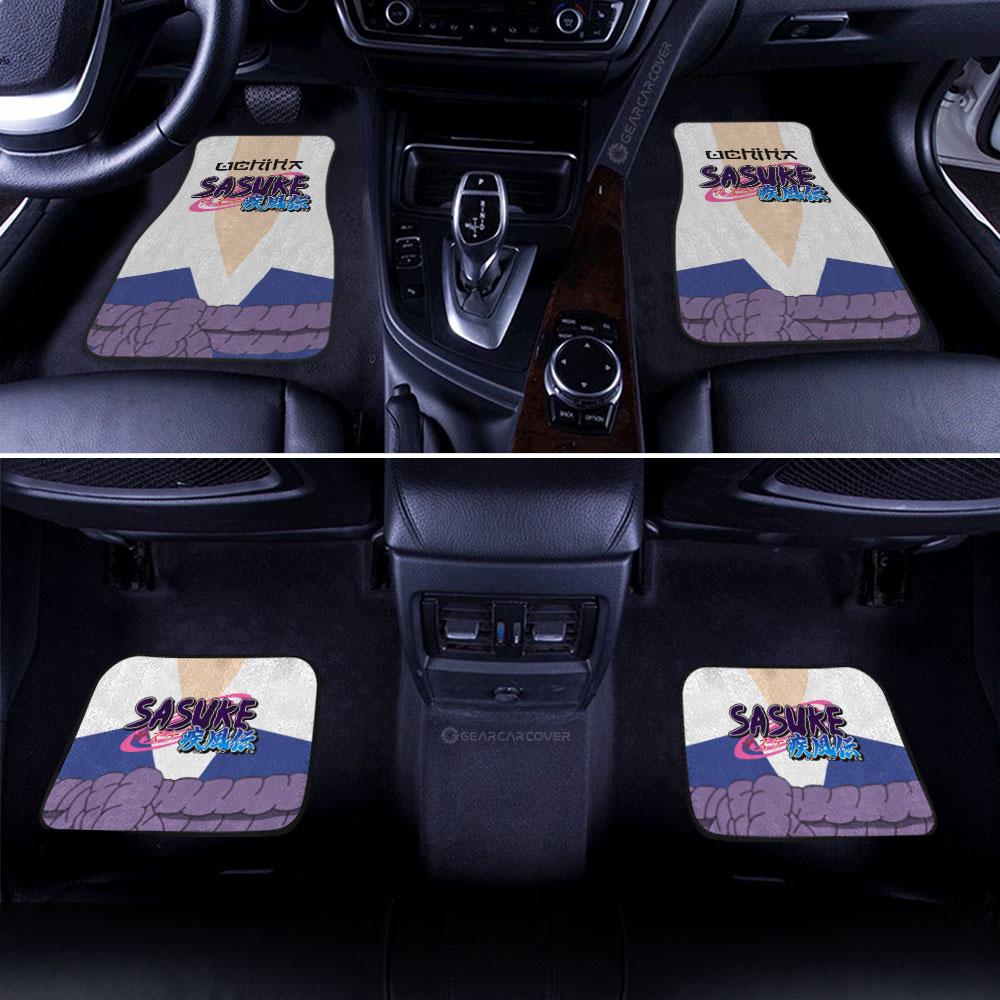 Sasuke Shippuden Uniform Car Floor Mats Custom Car Interior Accessories - Gearcarcover - 3