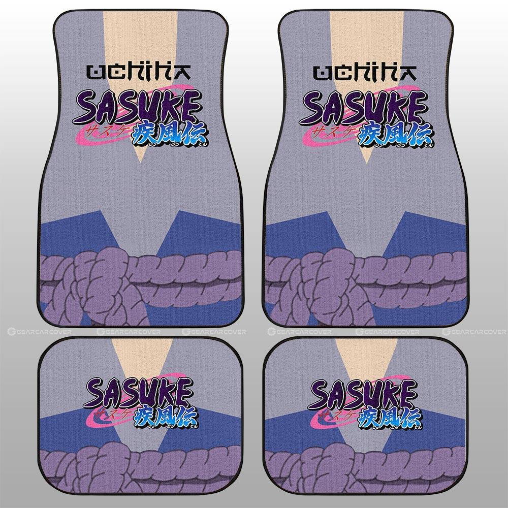 Sasuke Shippuden Uniform Car Floor Mats Custom Car Interior Accessories - Gearcarcover - 2