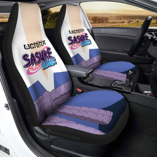 Sasuke Shippuden Uniform Car Seat Covers Custom Anime Car Interior Accessories - Gearcarcover - 1