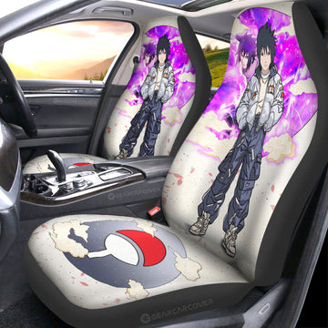 Sasuke Uchiha Car Seat Covers Anime Collection - Gearcarcover - 1