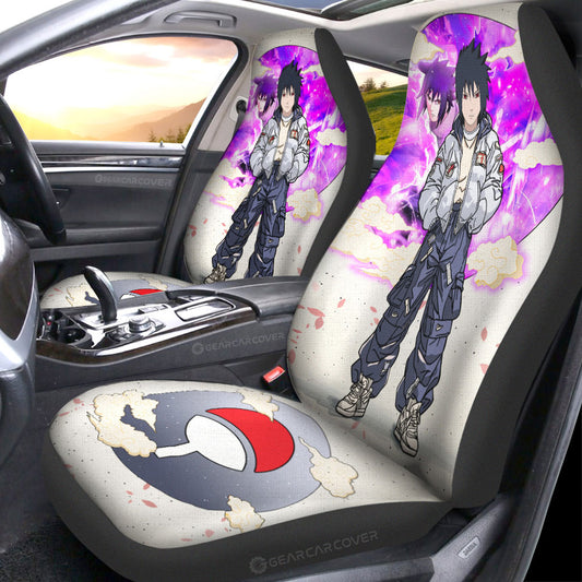 Sasuke Uchiha Car Seat Covers Anime Collection - Gearcarcover - 1
