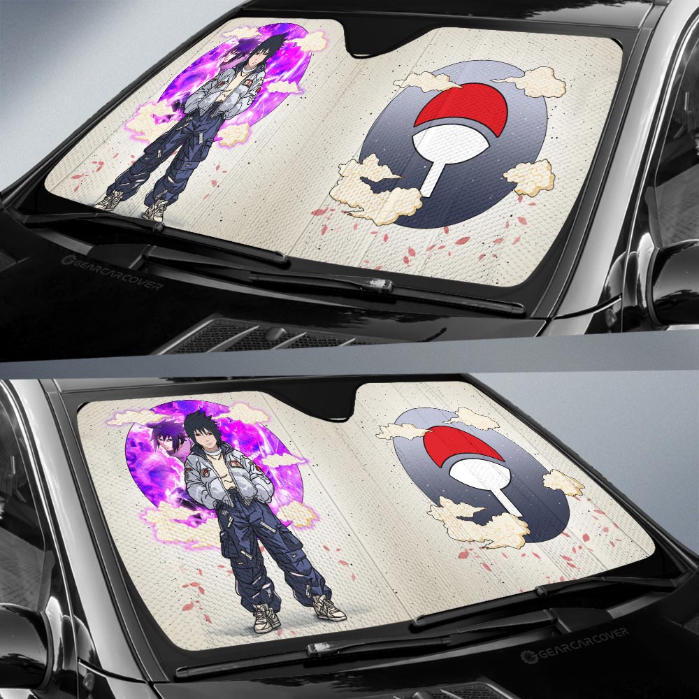 Sasuke Uchiha Car Sunshade Anime Collection - Gearcarcover - 2