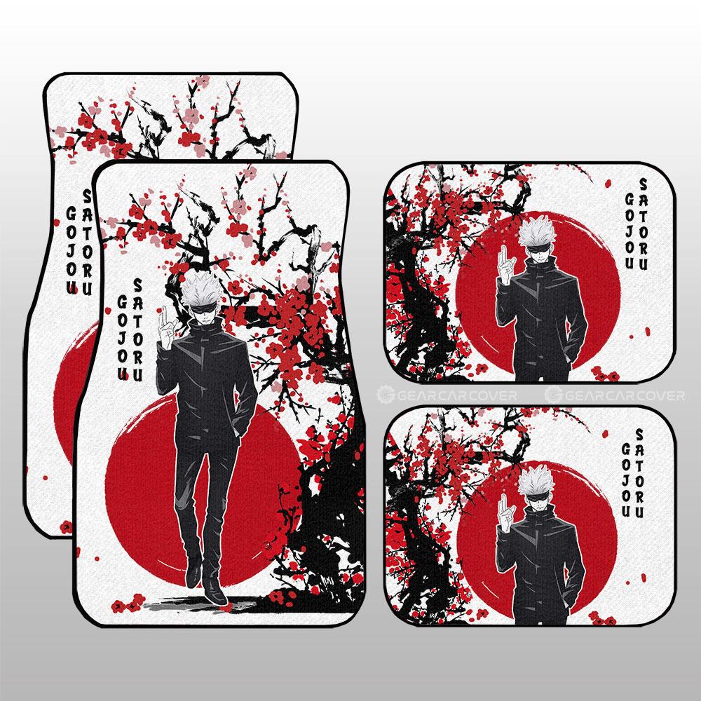 Satoru Gojo Car Floor Mats Custom Japan Style Bleach Car Interior Accessories - Gearcarcover - 1