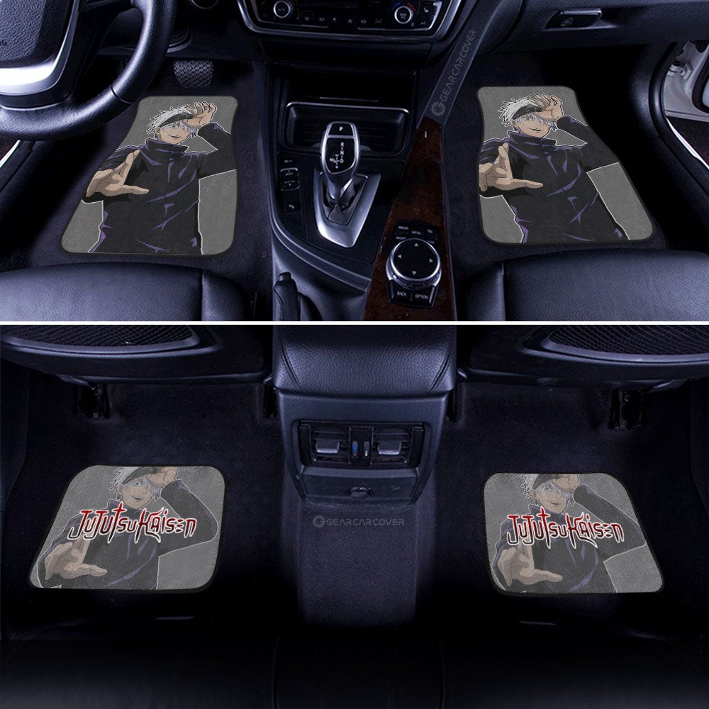 Satoru Gojo Car Floor Mats Custom Main Character Jujutsu Kaisen Anime - Gearcarcover - 3