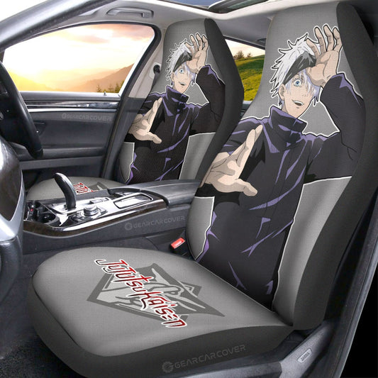 Satoru Gojo Car Seat Covers Custom Main Character - Gearcarcover - 2