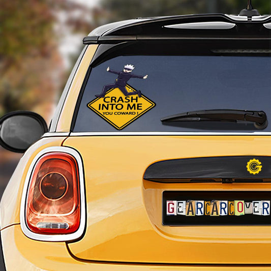 Satoru Gojo Car Sticker Funny Custom Warning Car Decor - Gearcarcover - 1