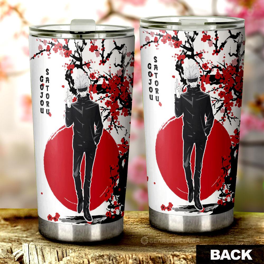 Satoru Gojo Tumbler Cup Custom Japan Style Bleach Car Interior Accessories - Gearcarcover - 3