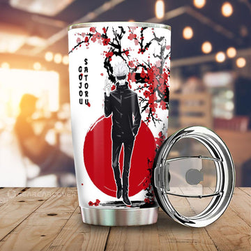 Satoru Gojo Tumbler Cup Custom Japan Style Bleach Car Interior Accessories - Gearcarcover - 1