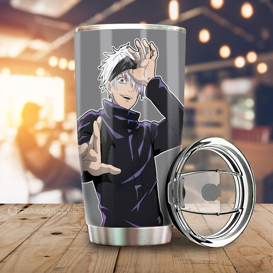 Satoru Gojo Tumbler Cup Custom Main Character - Gearcarcover - 1