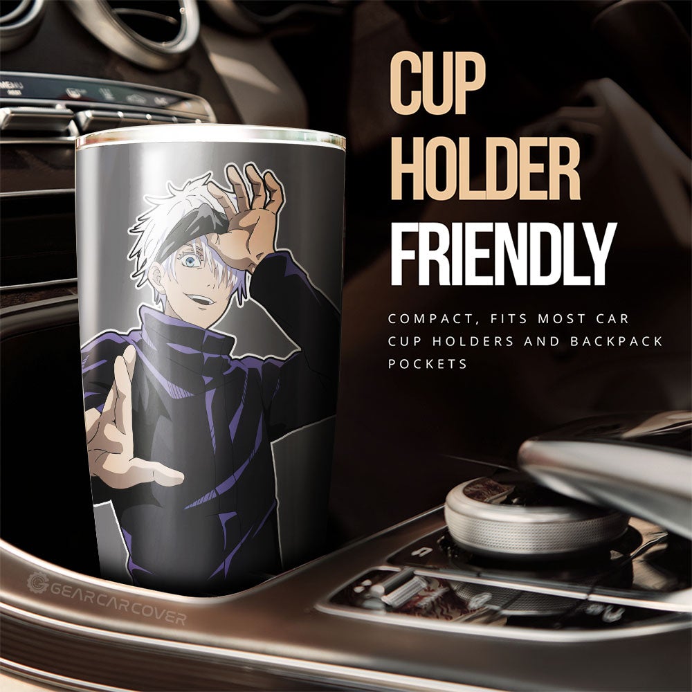 Satoru Gojo Tumbler Cup Custom Main Character Jujutsu Kaisen Anime - Gearcarcover - 2