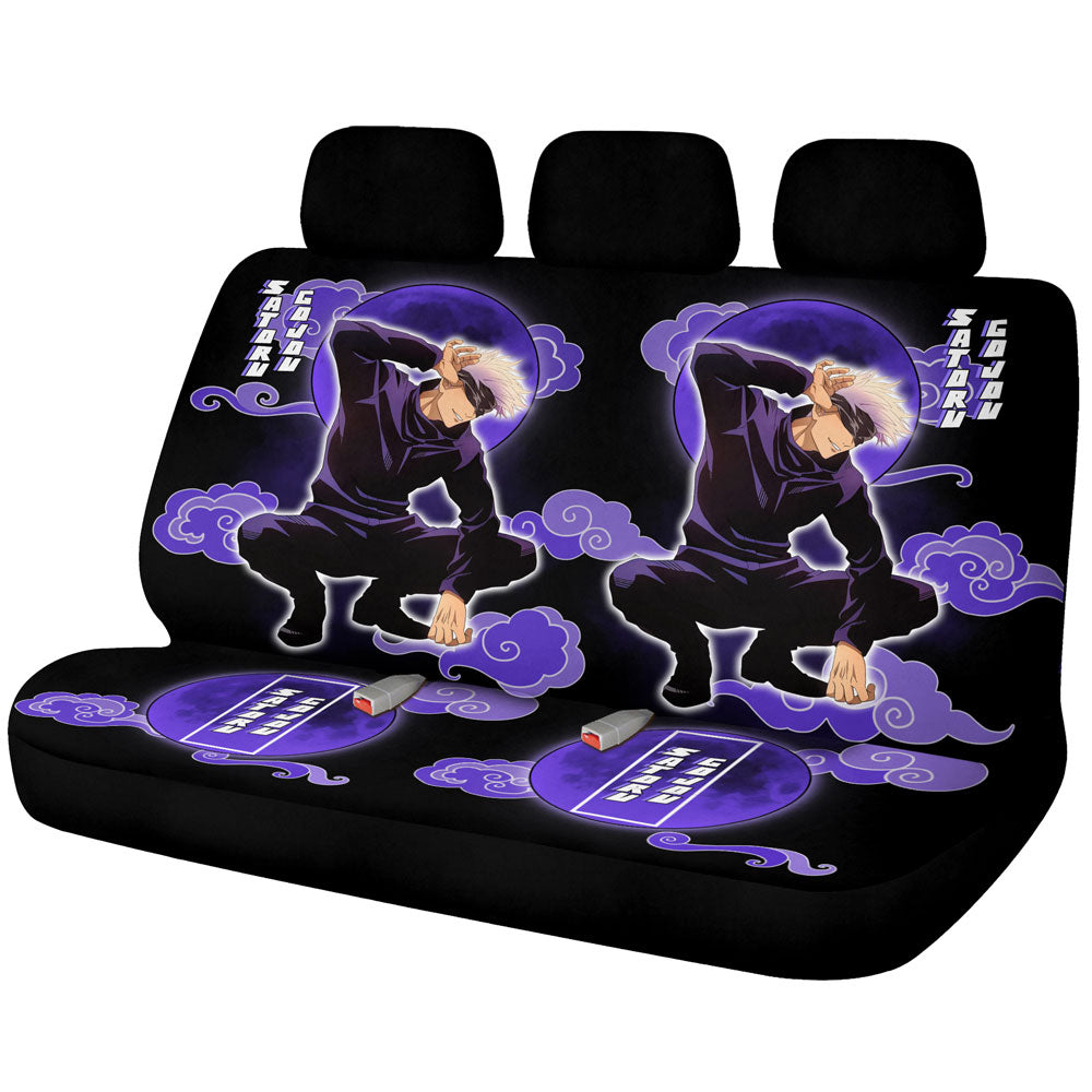 Satoru Gojou Car Back Seat Covers Custom Jujutsu Kaisen Anime Car Accessories - Gearcarcover - 1