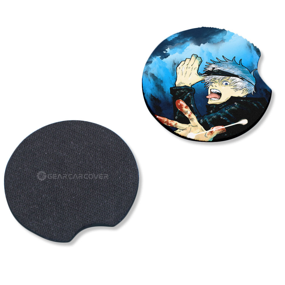 Satoru Gojou Car Coaster Set Collection - Gearcarcover - 4