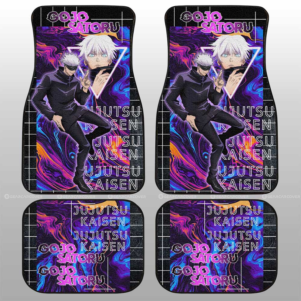 Satoru Gojou Car Floor Mats Custom Car Accessories - Gearcarcover - 1