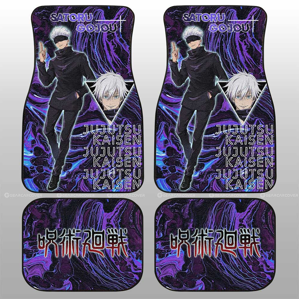 Satoru Gojou Car Floor Mats Custom Car Accessories - Gearcarcover - 1