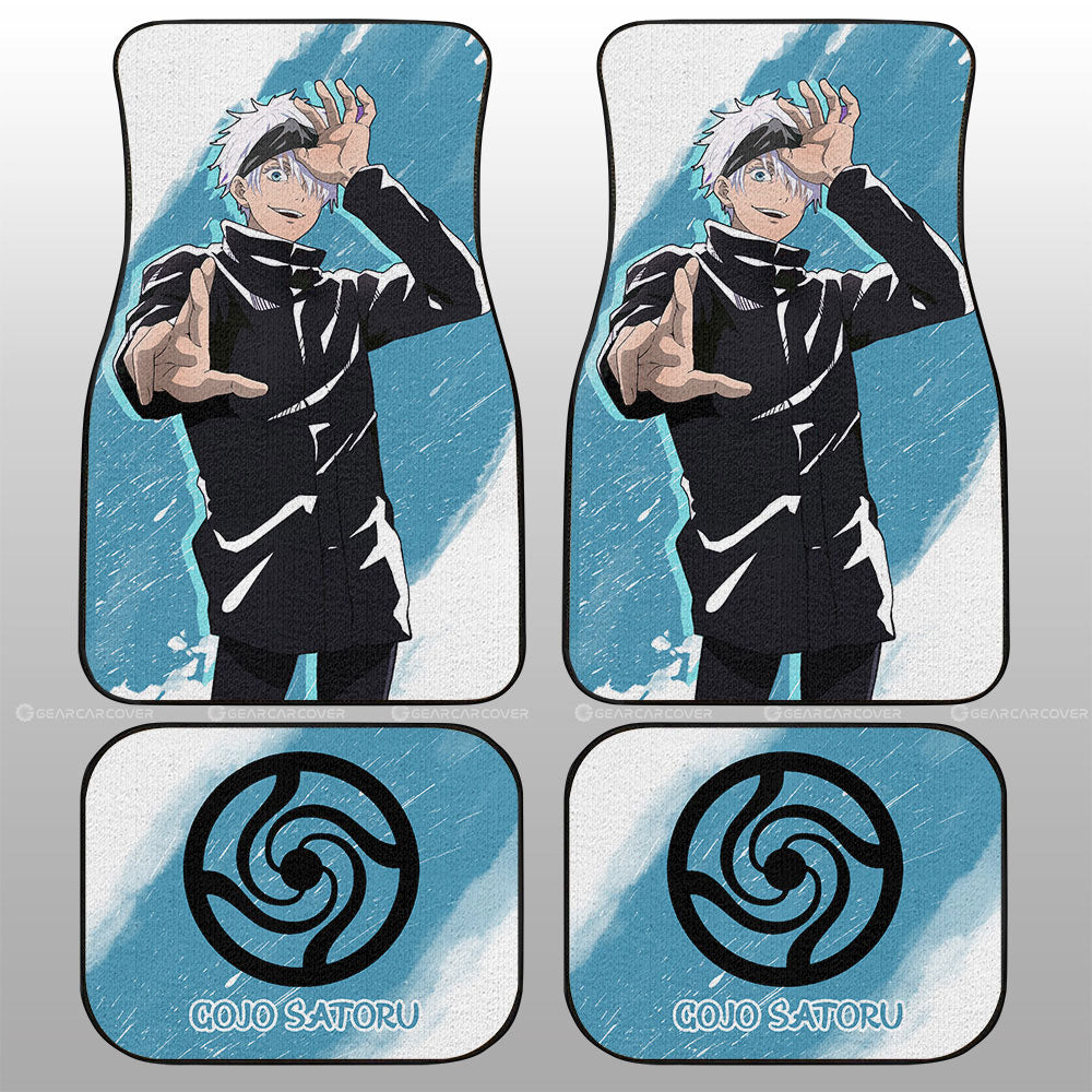 Satoru Gojou Car Floor Mats Custom Car Accessories - Gearcarcover - 1