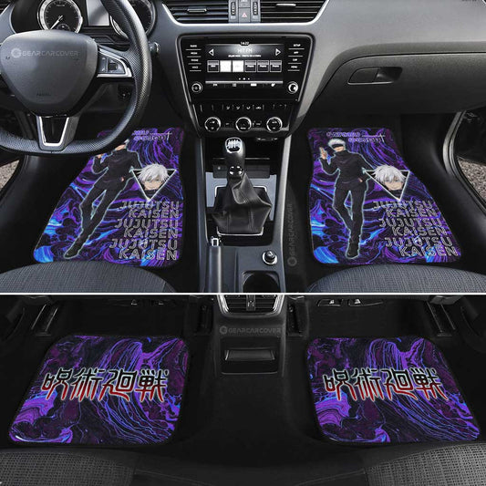 Satoru Gojou Car Floor Mats Custom Jujutsu Kaisen Anime Car Accessories - Gearcarcover - 2