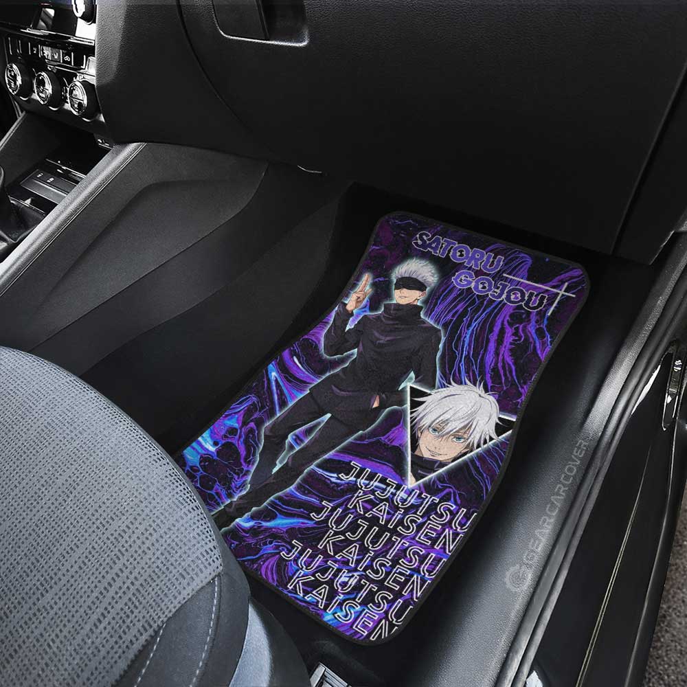 Satoru Gojou Car Floor Mats Custom Jujutsu Kaisen Anime Car Accessories - Gearcarcover - 3