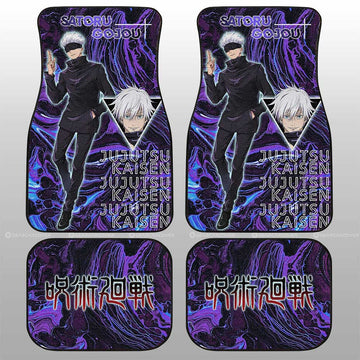 Satoru Gojou Car Floor Mats Custom Jujutsu Kaisen Anime Car Accessories - Gearcarcover - 1