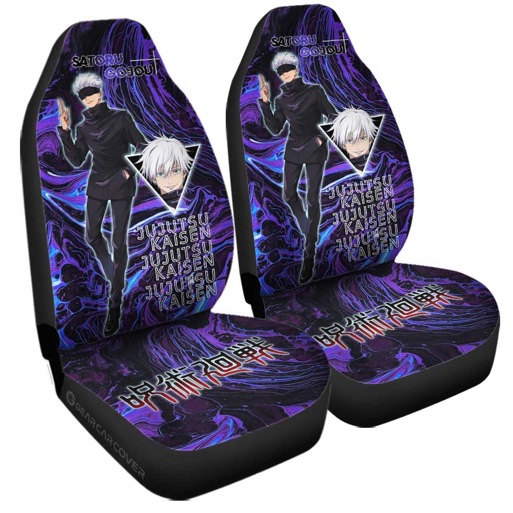 Satoru Gojou Car Seat Covers Custom Car Accessories - Gearcarcover - 3