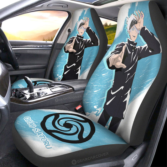 Satoru Gojou Car Seat Covers Custom Car Accessories - Gearcarcover - 1