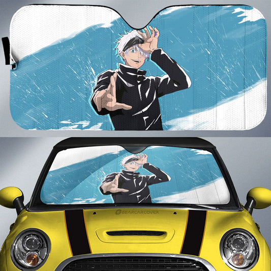 Satoru Gojou Car Sunshade Custom Car Accessories - Gearcarcover - 1
