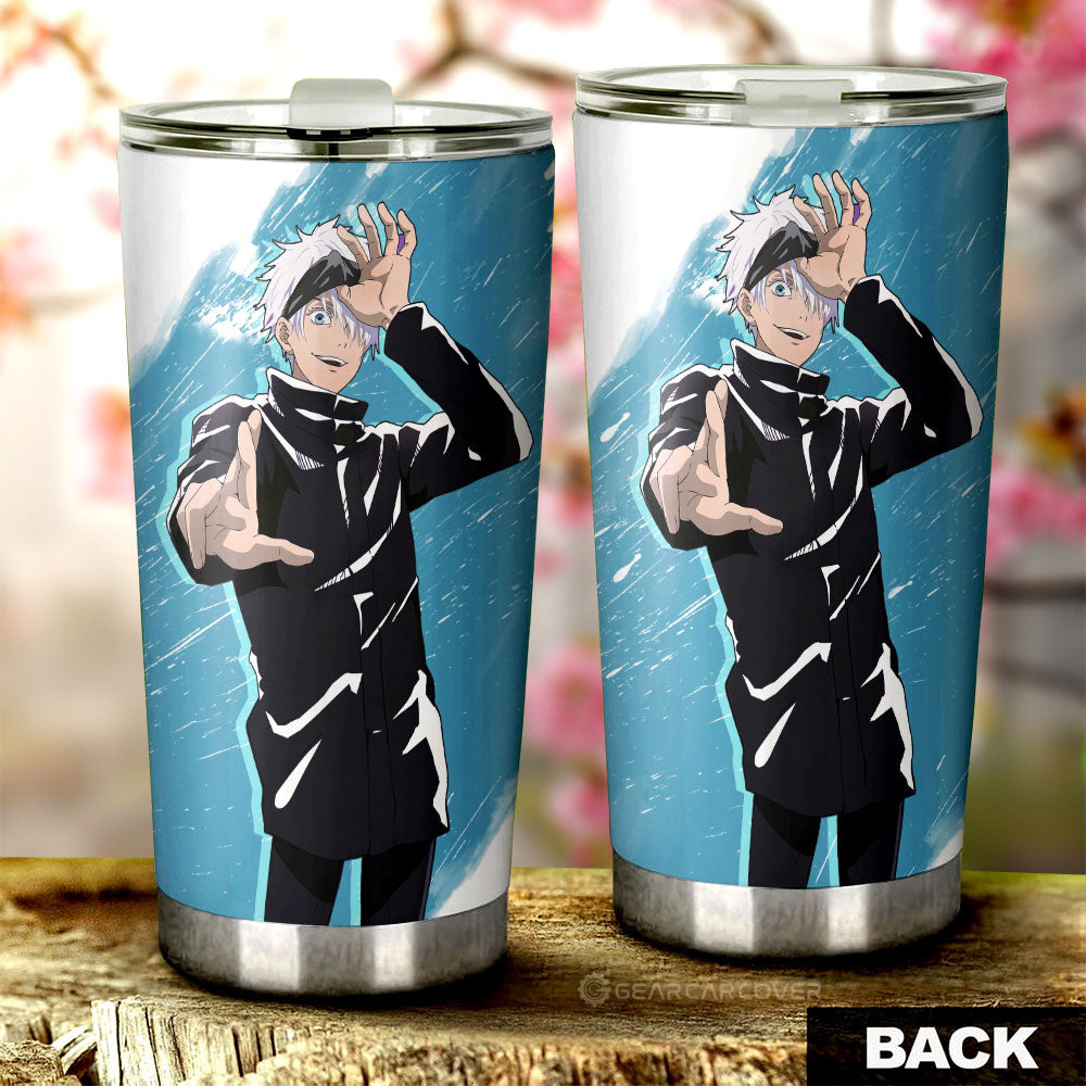 Satoru Gojou Tumbler Cup Custom Car Accessories - Gearcarcover - 2