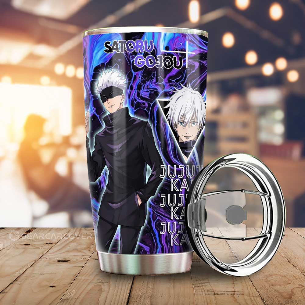 Satoru Gojou Tumbler Cup Custom Car Accessories - Gearcarcover - 1