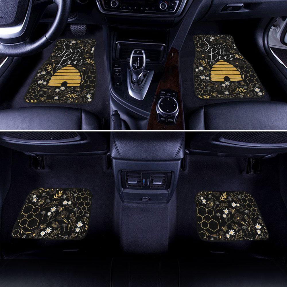 Save The Bees Car Floor Mats Custom Car Accessories - Gearcarcover - 1