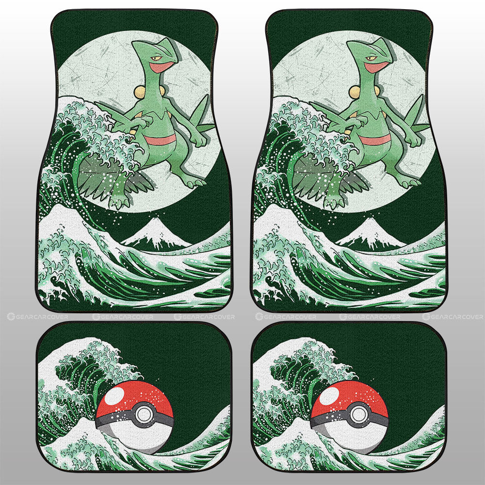 Sceptile Car Floor Mats Custom Pokemon Car Accessories - Gearcarcover - 1