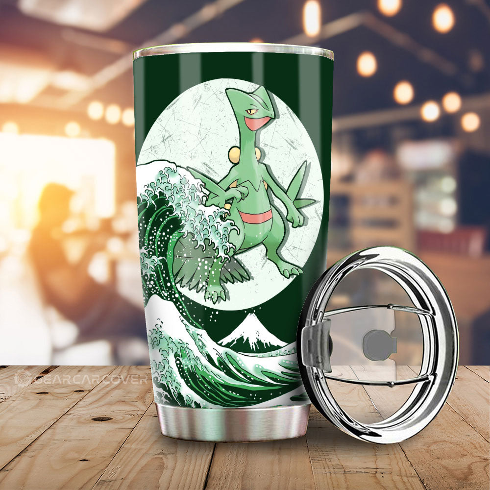 Sceptile Tumbler Cup Custom Pokemon Car Accessories - Gearcarcover - 1