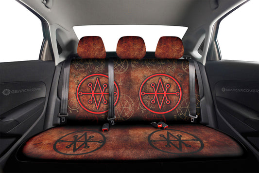 Seal of Azazel Car Back Seat Covers Custom Supernatural Car Accessories - Gearcarcover - 2
